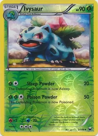 Dark Explorers Ivysaur #2/108 reverse holo